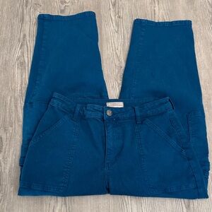 Kut from the Kloth Teal Barrel Leg Jeans